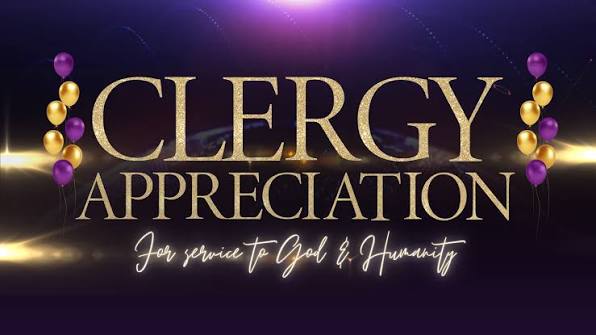Clergy Appreciation Dinner.